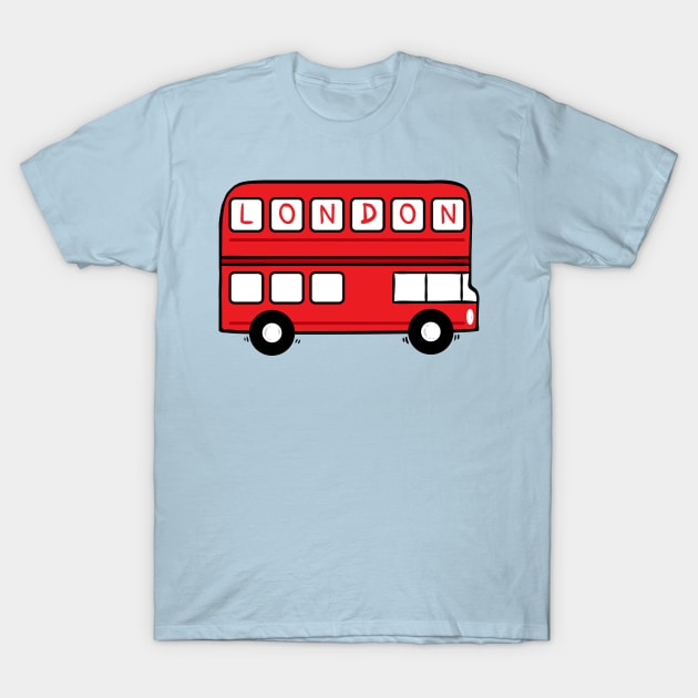 London Bus T-Shirt by adrianserghie